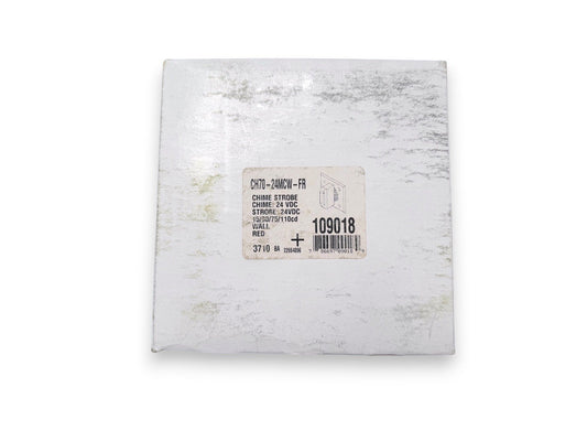 Eaton Wheelock CH70-24MCW-FR 109018 Fire Alarm Chime Strobe Red (NEW IN BOX)