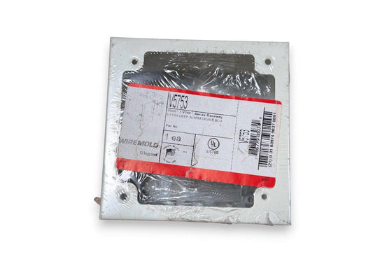 Wiremold V5753 extra deep alarm device box for fire alarm systems, UL listed, new in packaging