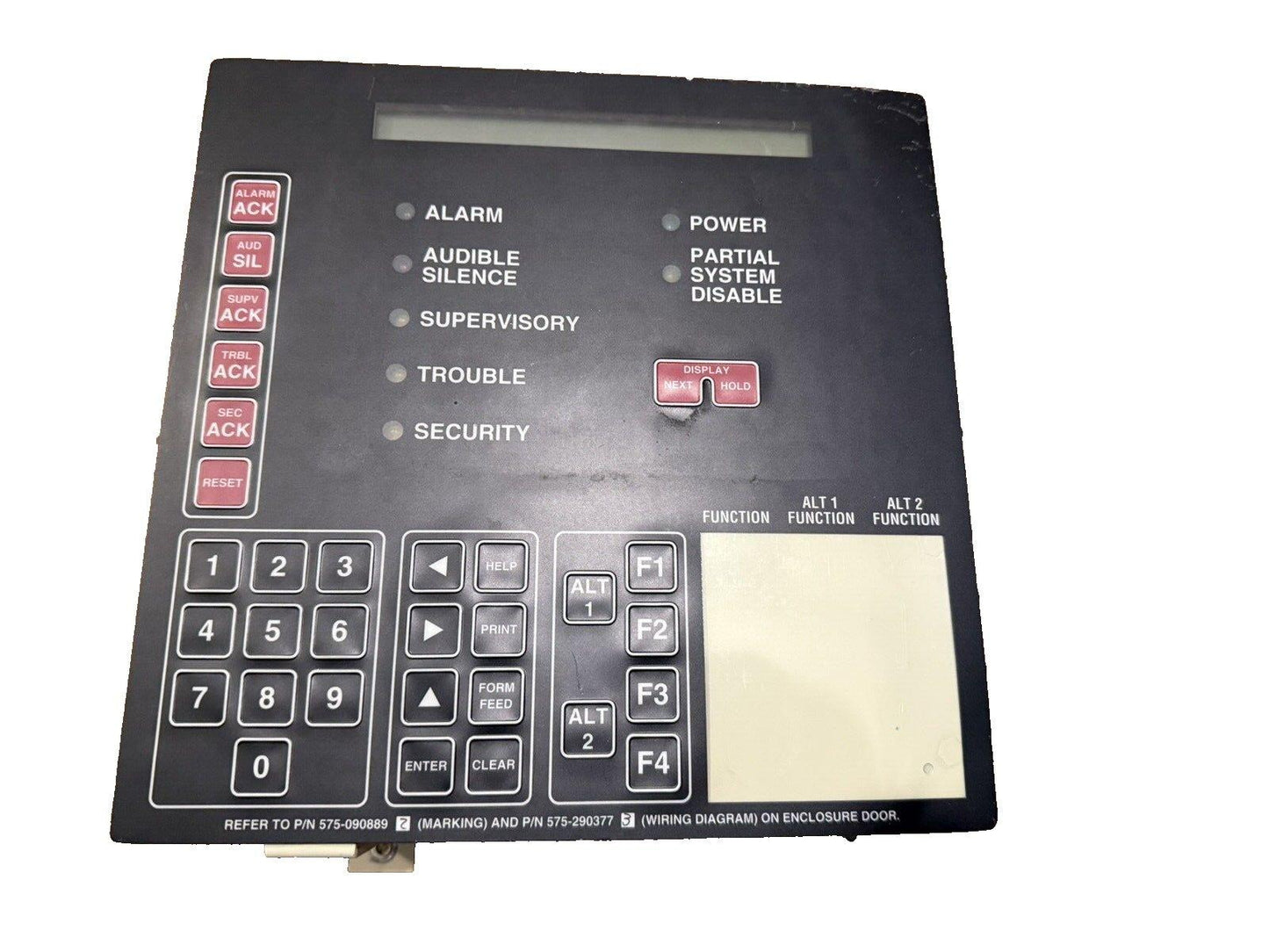 Siemens MKB-3 + ANN-1 500-893506 Fire Alarm Control Panel Annunciator Display