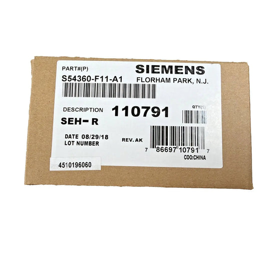 Siemens SEH-R S54360-F11-A1 Fire Alarm Speaker Wall Red (NEW IN BOX) Siemens