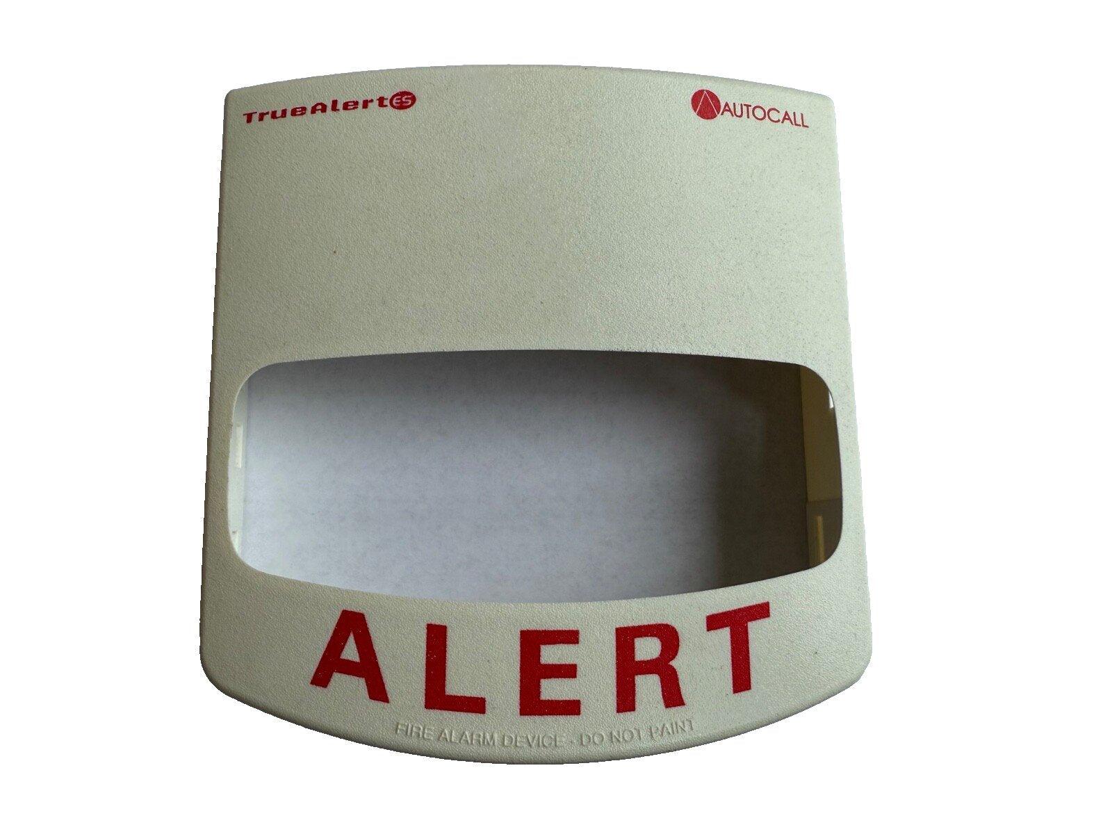 TrueAlert ES fire alarm device with ALERT label, Autocall branded, for commercial safety systems