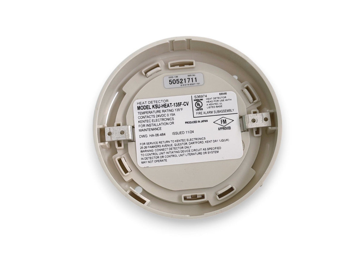 Hochiki DCD-135 Heat Detector (Kentec KSU-HEAT-135F-CV) (NEW IN BOX)
