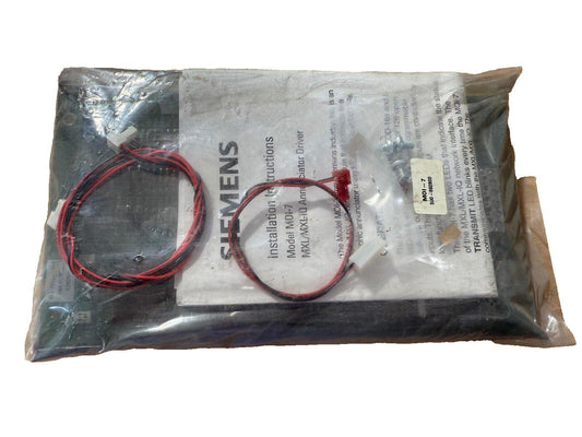 Siemens M0I-7 fire alarm annunciator driver with wiring, packaged for installation