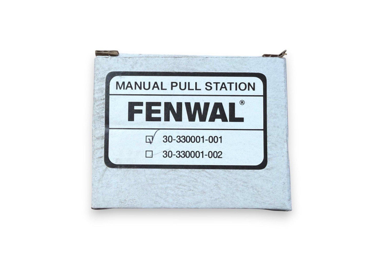 FENWAL manual pull station fire alarm device, model 30-330001-001, for commercial safety systems