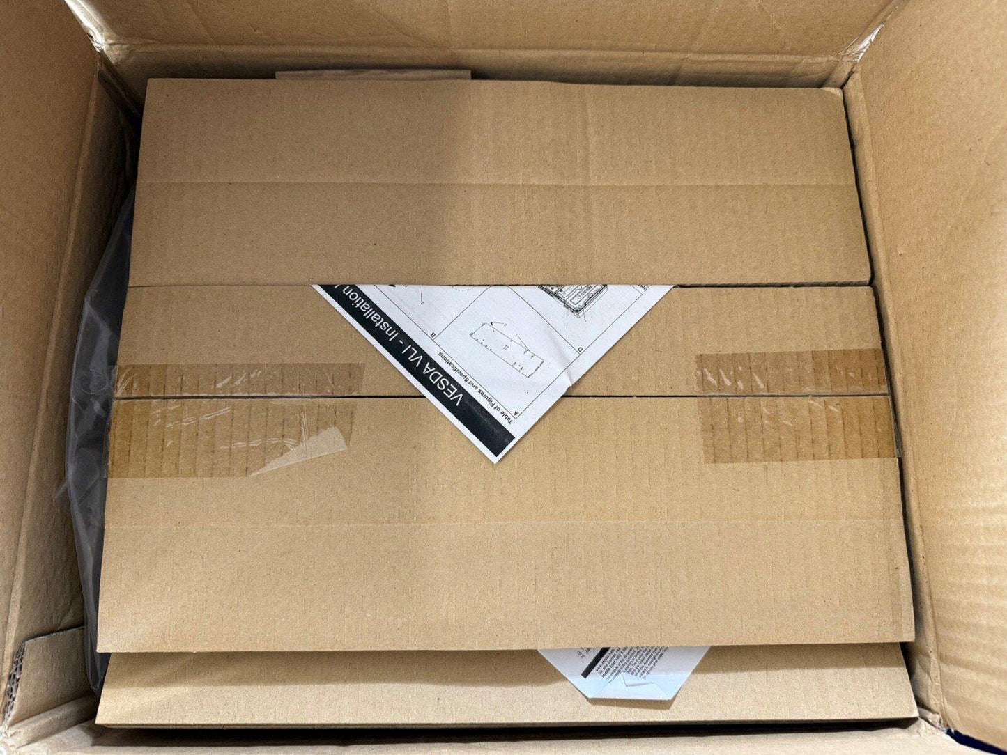 Vesda VLI fire alarm installation manual inside shipping box
