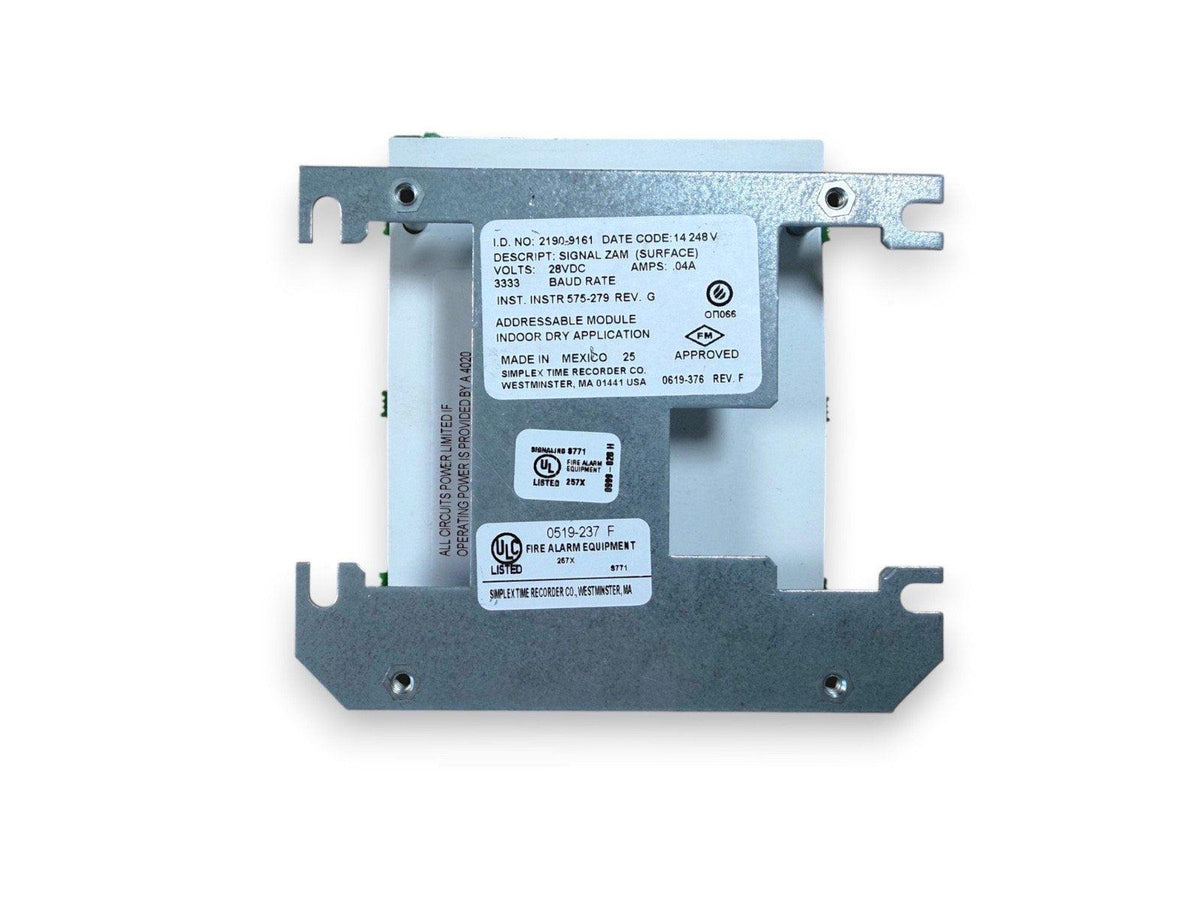 Adderssable Module Simplex 2190-9161 Fire Alarm Signal ZAM Addressable Module – Incendico ...