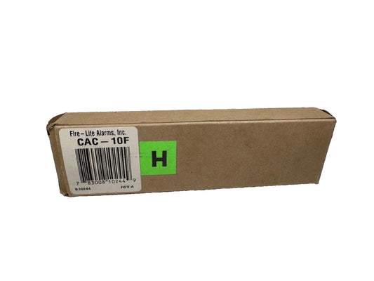 Fire-Lite Alarms CAC-10F fire alarm control module in original packaging with green H label