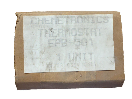 Chemetronics Thermostat EPB-501 Cover Assembly Only (NEW IN BOX)
