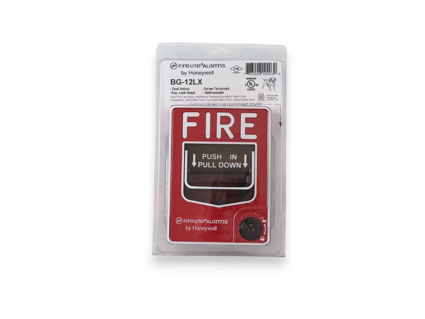 Fire-Lite BG-12LX Fire Alarm Pull Station (NEW IN BOX)