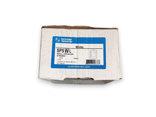 System Sensor SPSWL Fire Alarm Wall Speaker Strobe White (NEW IN BOX)