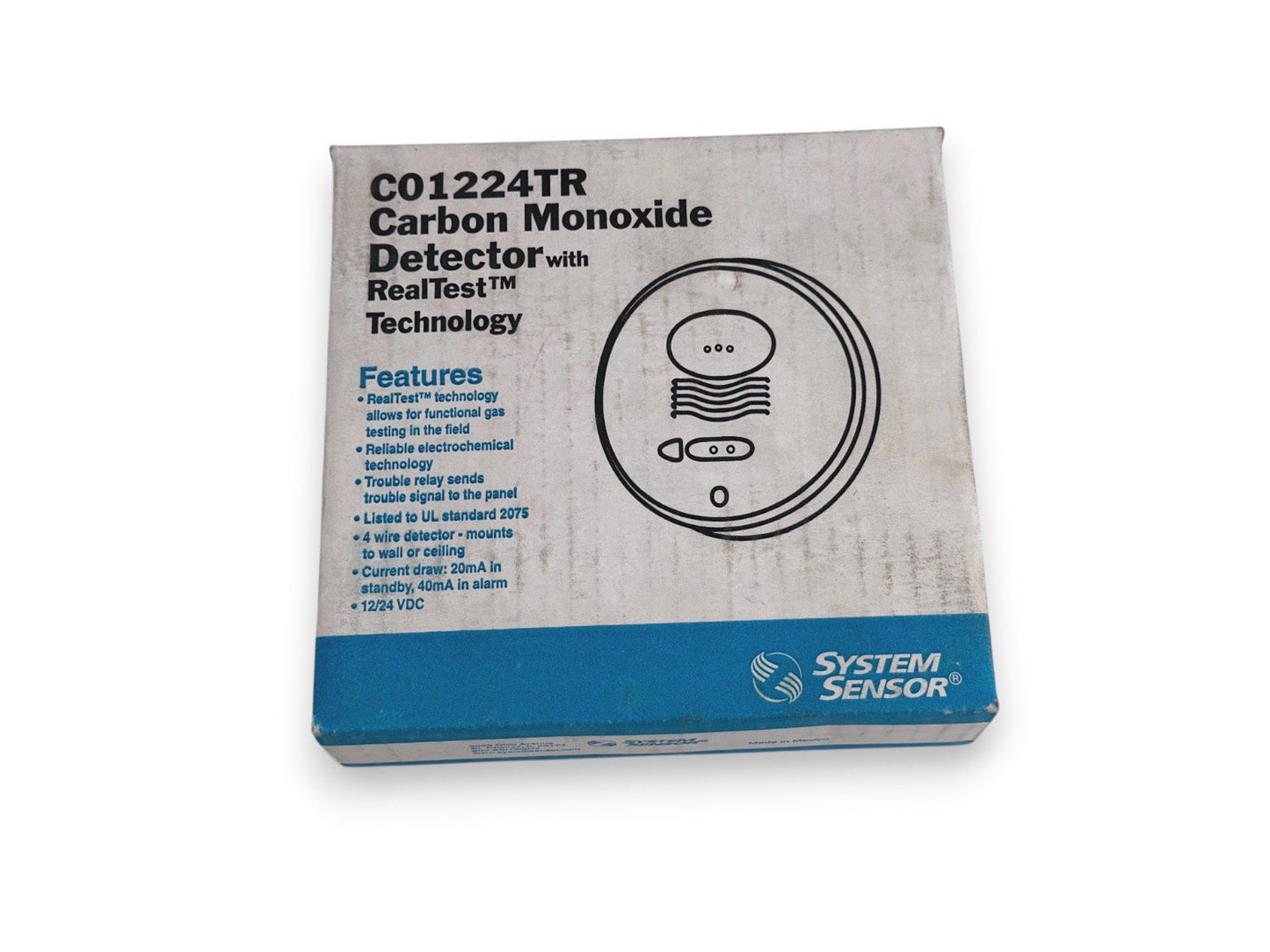 System Sensor CO1224TR Carbon Monoxide CO Detector (NEW IN BOX)