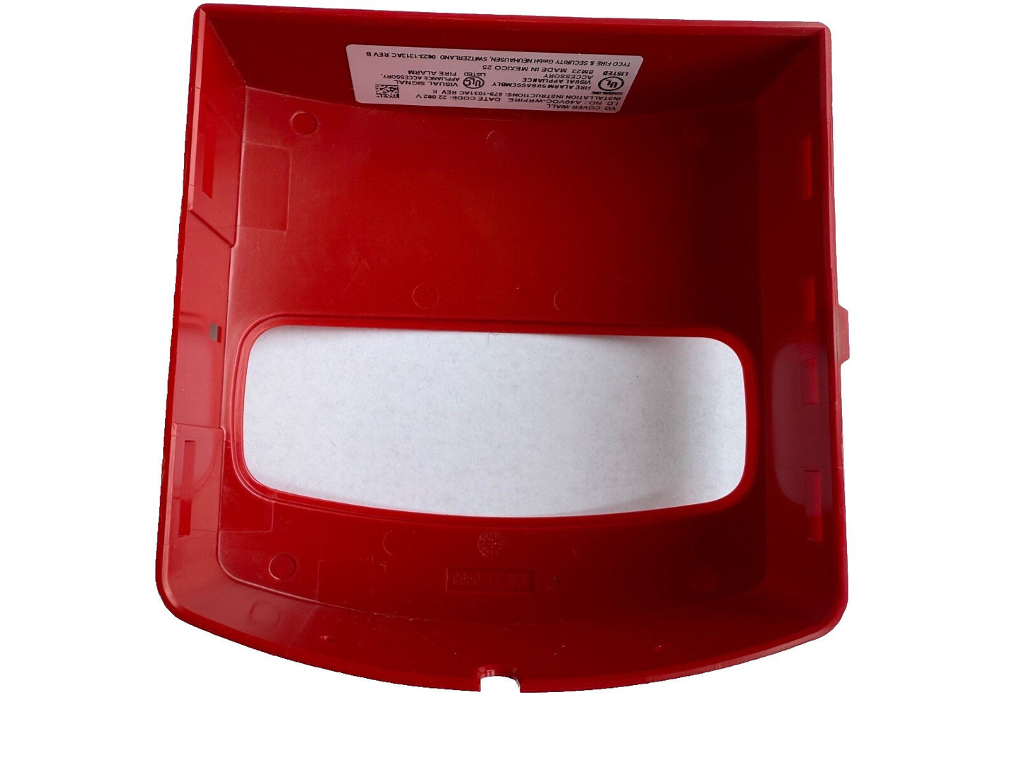 Autocall A49VOC-WRFIRE Fire Alarm TrueAlert ES VO Cover Wall Red