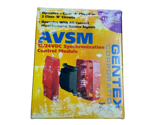 Gentex AVSMR Fire Alarm Synchronization Control Module (NEW IN BOX) Gentex