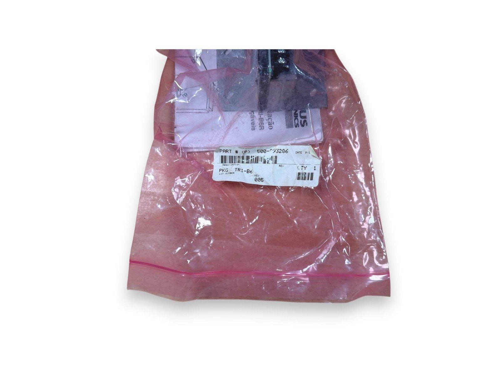 Fire alarm part #500-093286 in sealed plastic bag, labeled TRI-B6, quantity 1