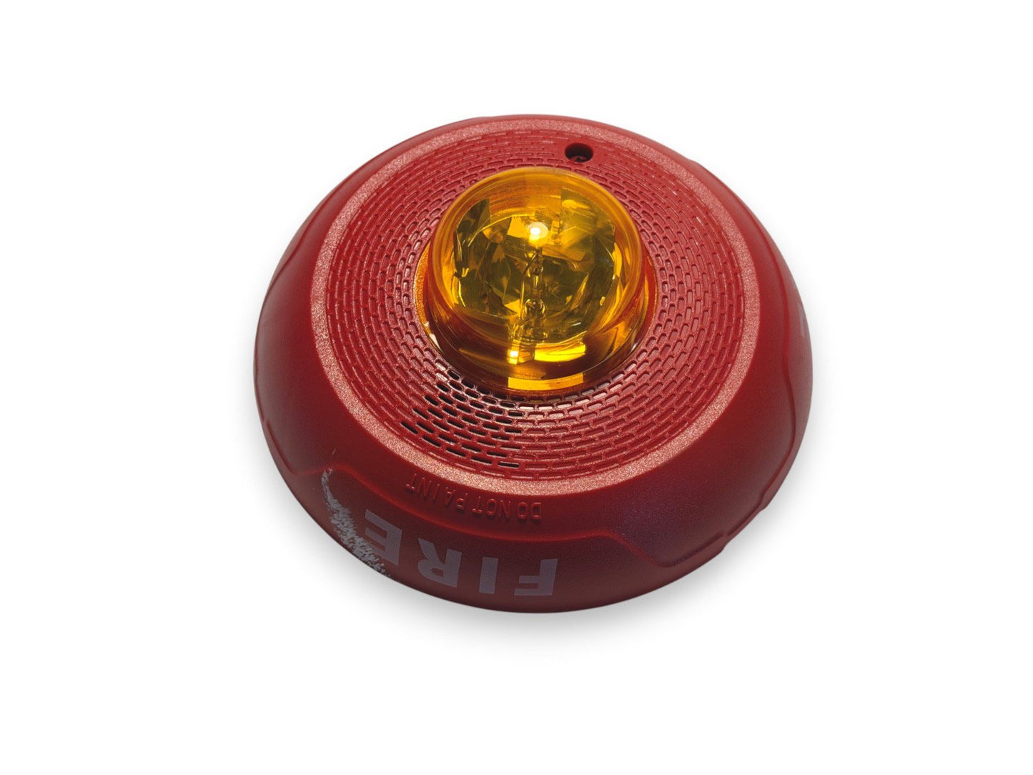 System Sensor PC2RL Fire Alarm Horn Strobe Ceiling Red Amber Strobe