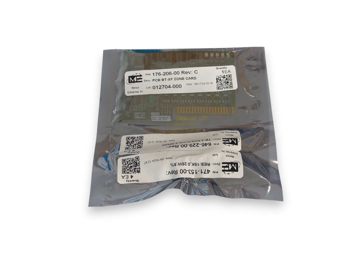 Monaco 176-206-00 BT-XF Zone Card (NEW)