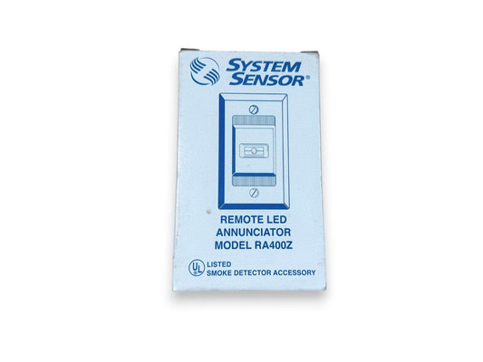System Sensor RA400Z remote LED annunciator for fire alarm systems, UL listed smoke detector accessory