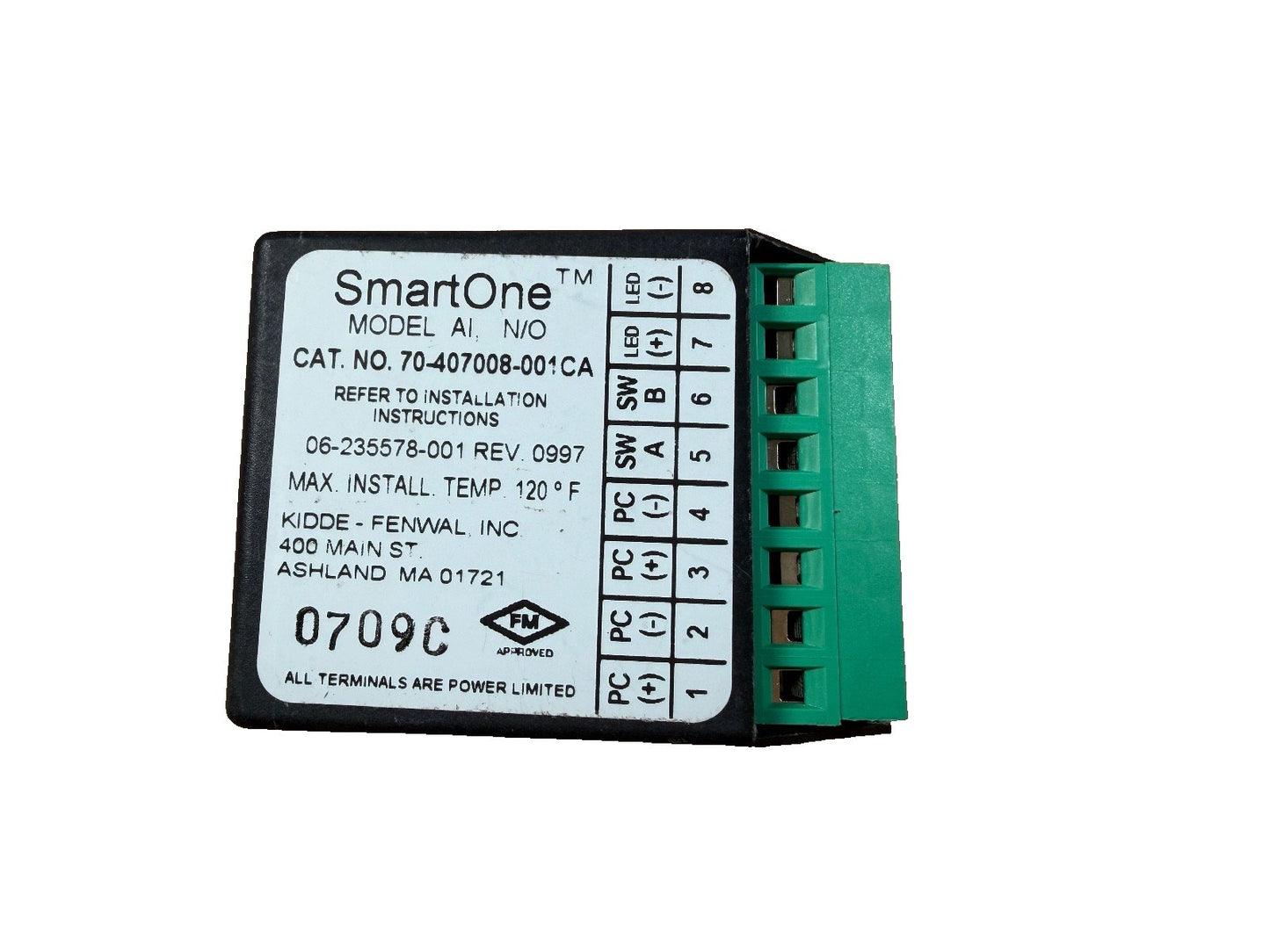 Kidde-Fenwal AI 70-407008-001 CA SmartOne Monitor Module