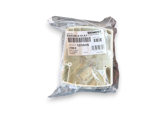 Siemens fire alarm component S54329-A10-A1 in sealed packaging, model LFSBB-W, part #121035