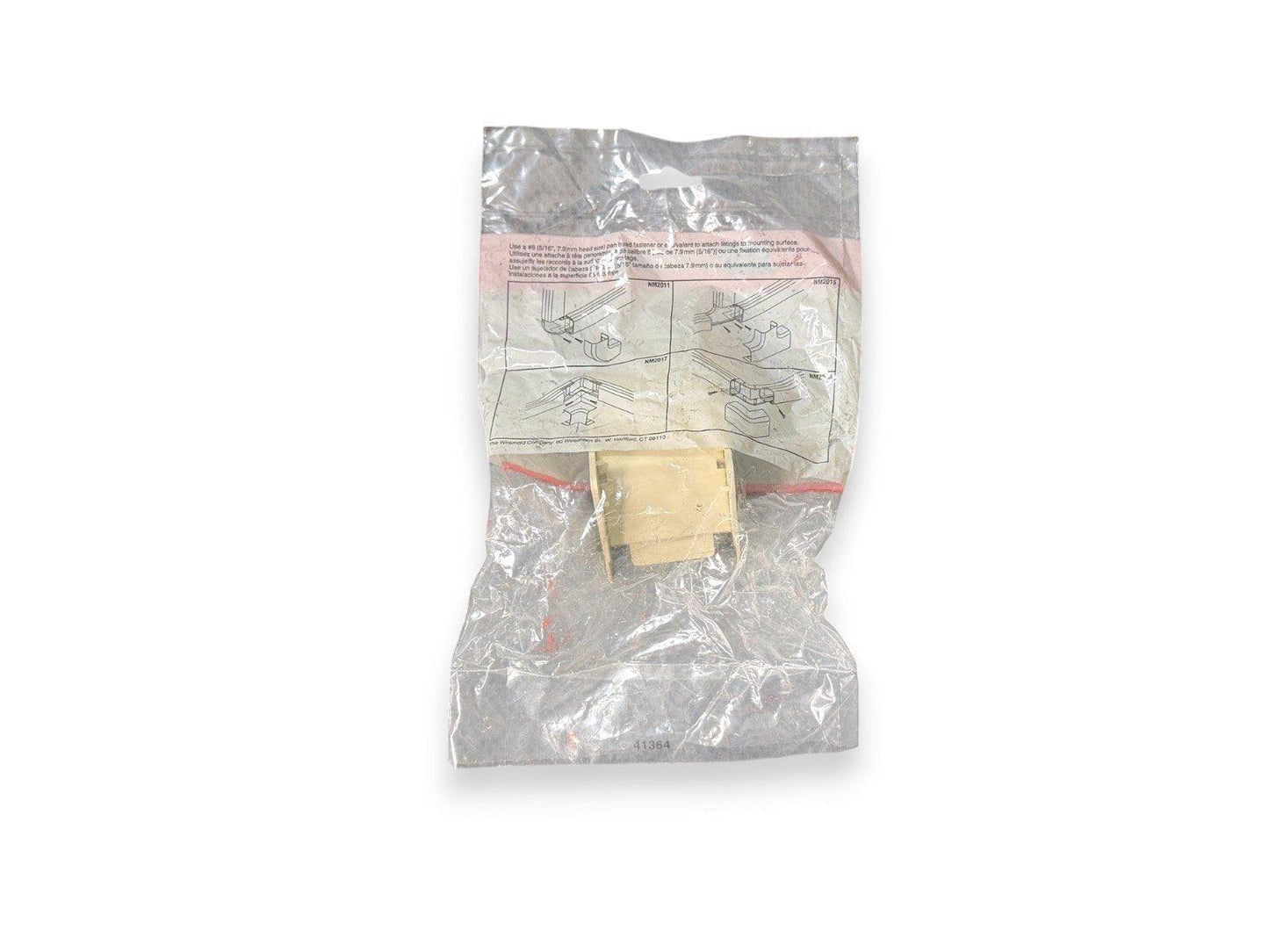 Fire alarm mounting bracket in clear packaging with installation diagrams, compatible with fire safety systems