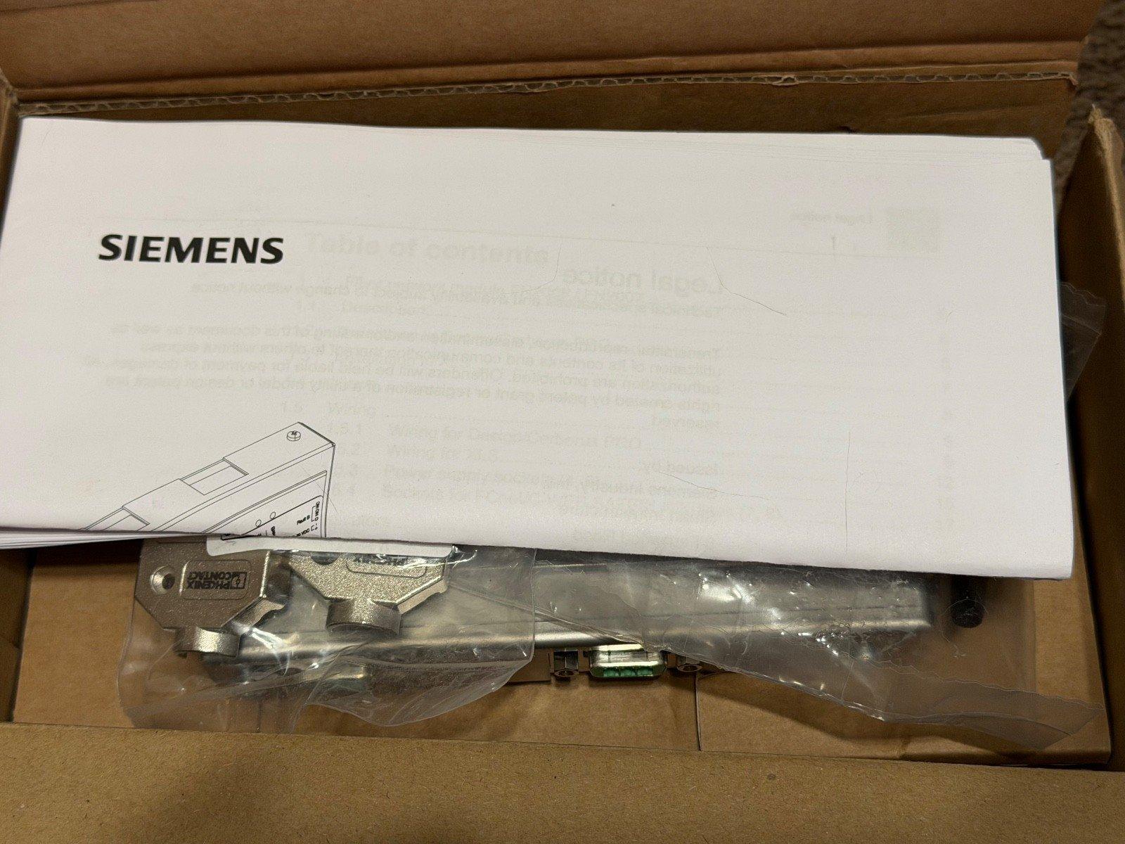 Siemens fire alarm control panel module in box with manual, new surplus equipment