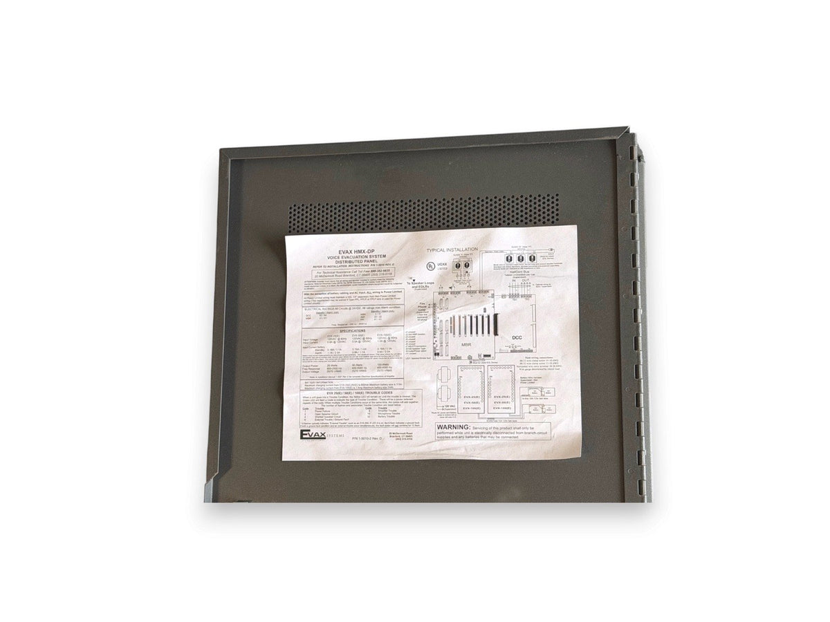 EVAX Systems HMX-DP Voice Evacuation System Distributed Panel