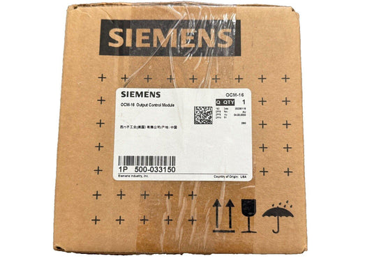 Siemens OCM-16 Output Control Module in sealed box, fire alarm equipment