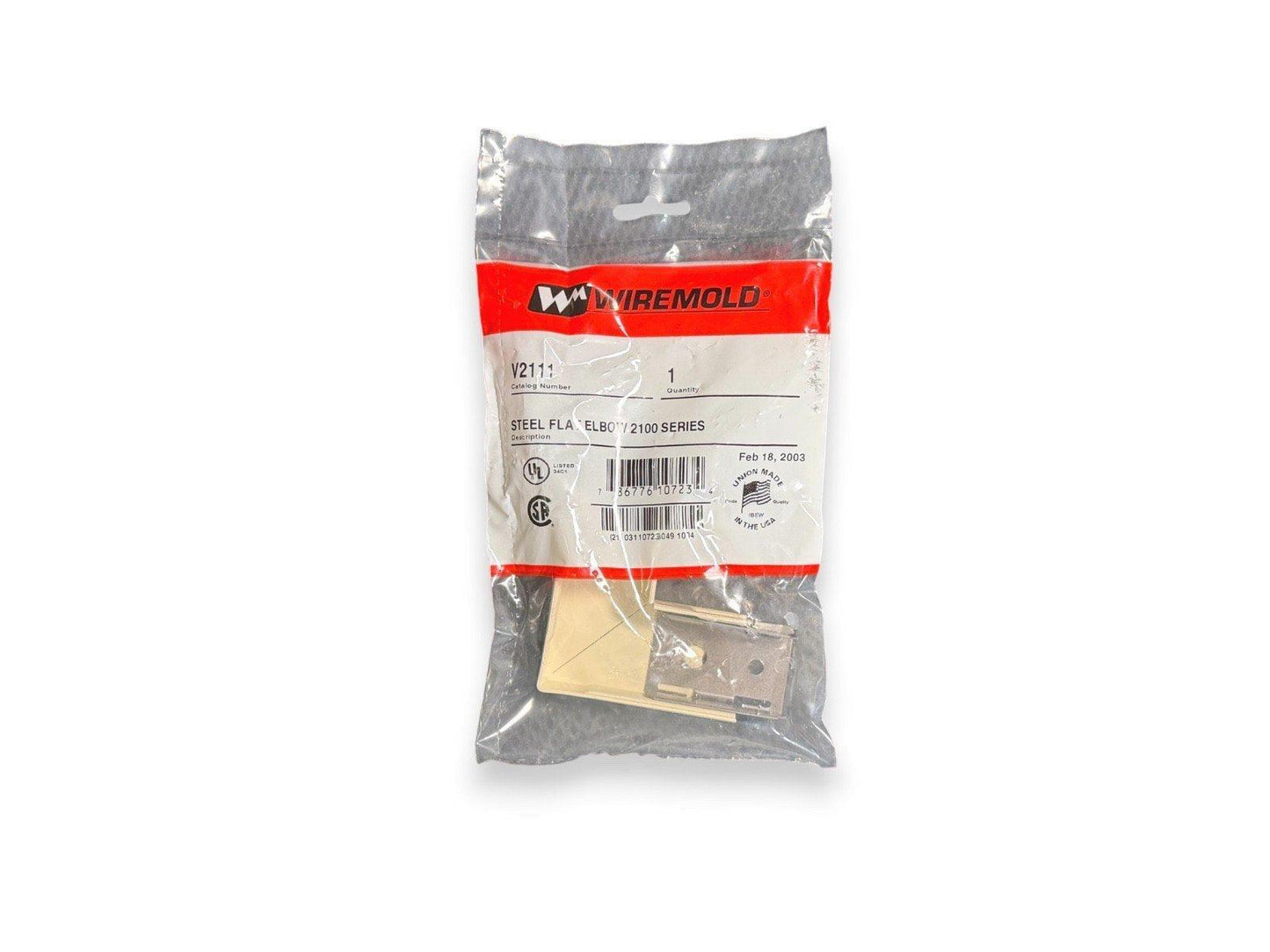 Legrand Wiremold V2111 Steel Flat Elbow 2100 Series (NEW IN BOX)