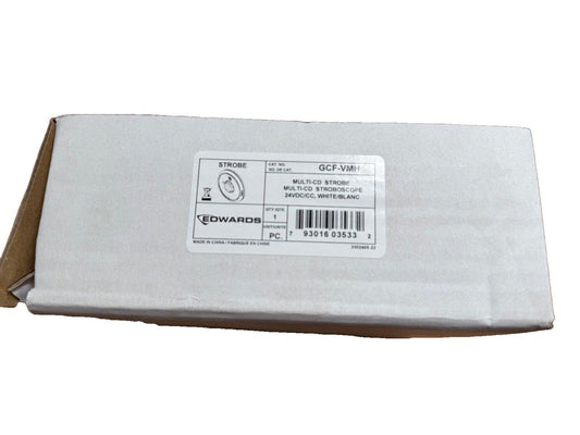 Edwards GCF-VMH Multi-CD Strobe for fire alarm systems, 24VDC, white