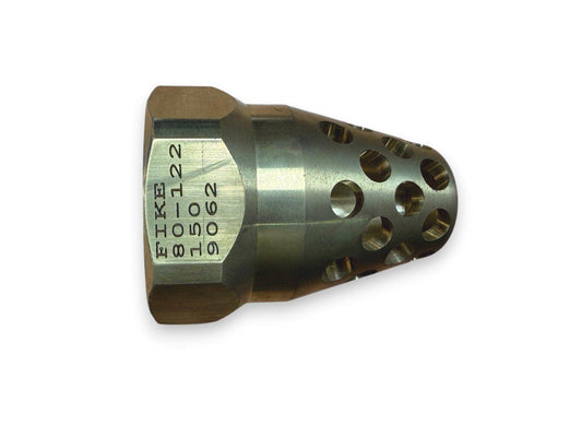 Fike 80-122-150-9062 Brass 1-1/2" NPT 180 Fire Suppression Discharge Nozzle NEW