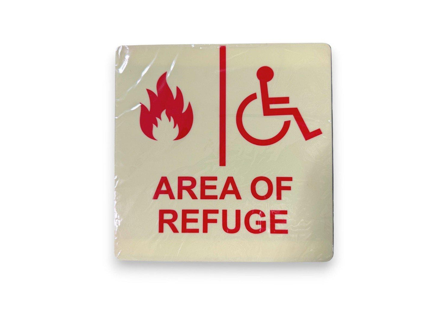 Rath 7041 Area of Refuge Photoluminescent Sign (NEW IN BOX)