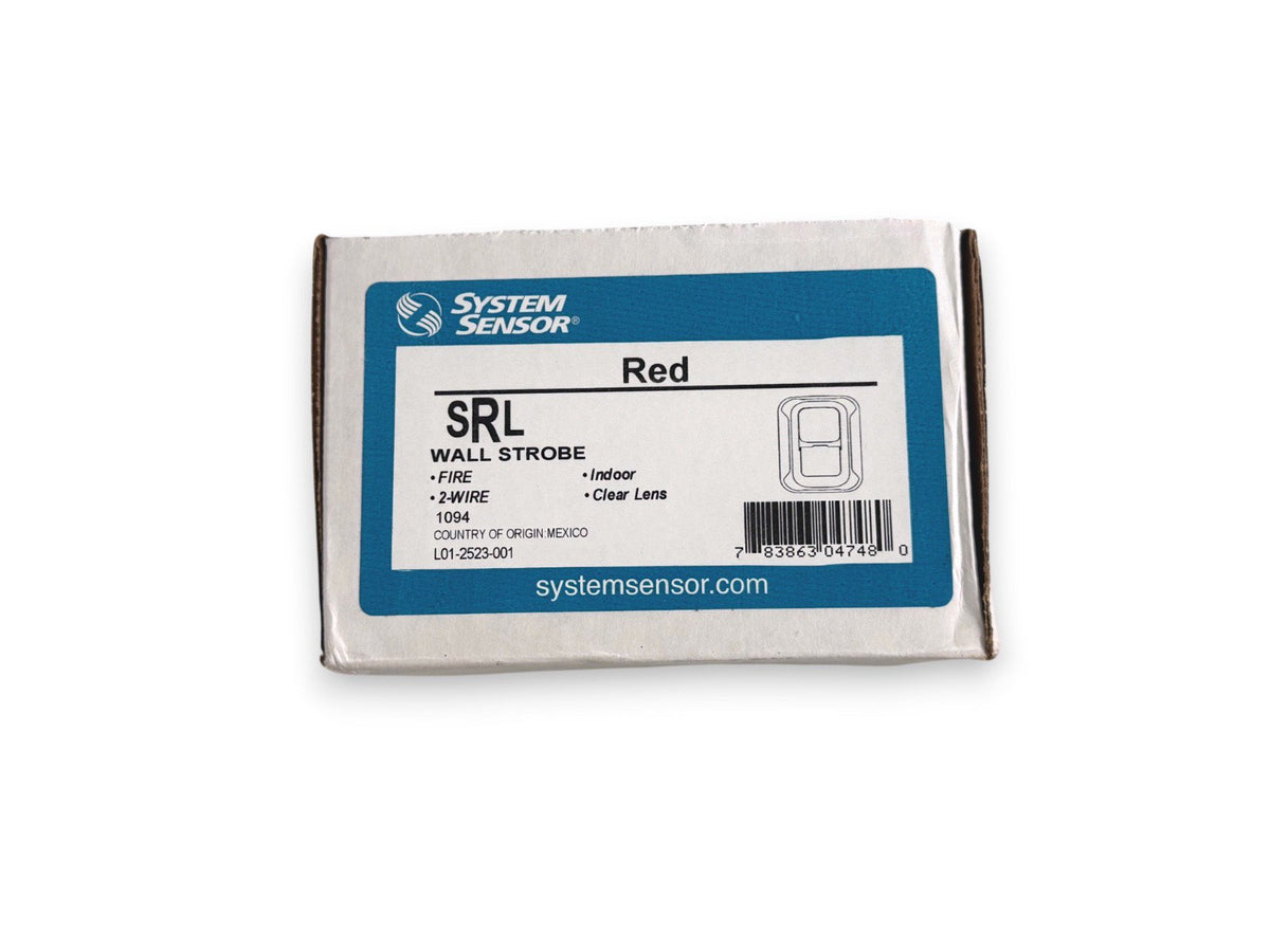 System Sensor SRL Fire Alarm Strobe Wall Red (NEW IN BOX)