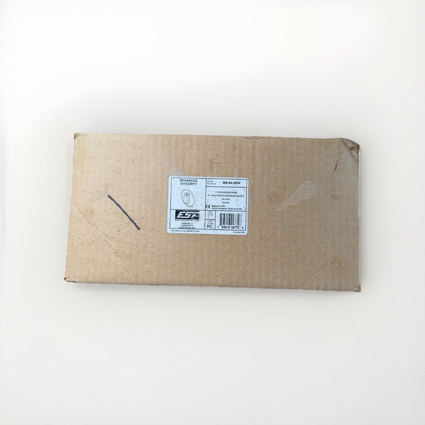 EST Edwards 965-8A-8RW Fire Alarm 8" Speaker Strobe Ceiling White (NEW IN BOX)