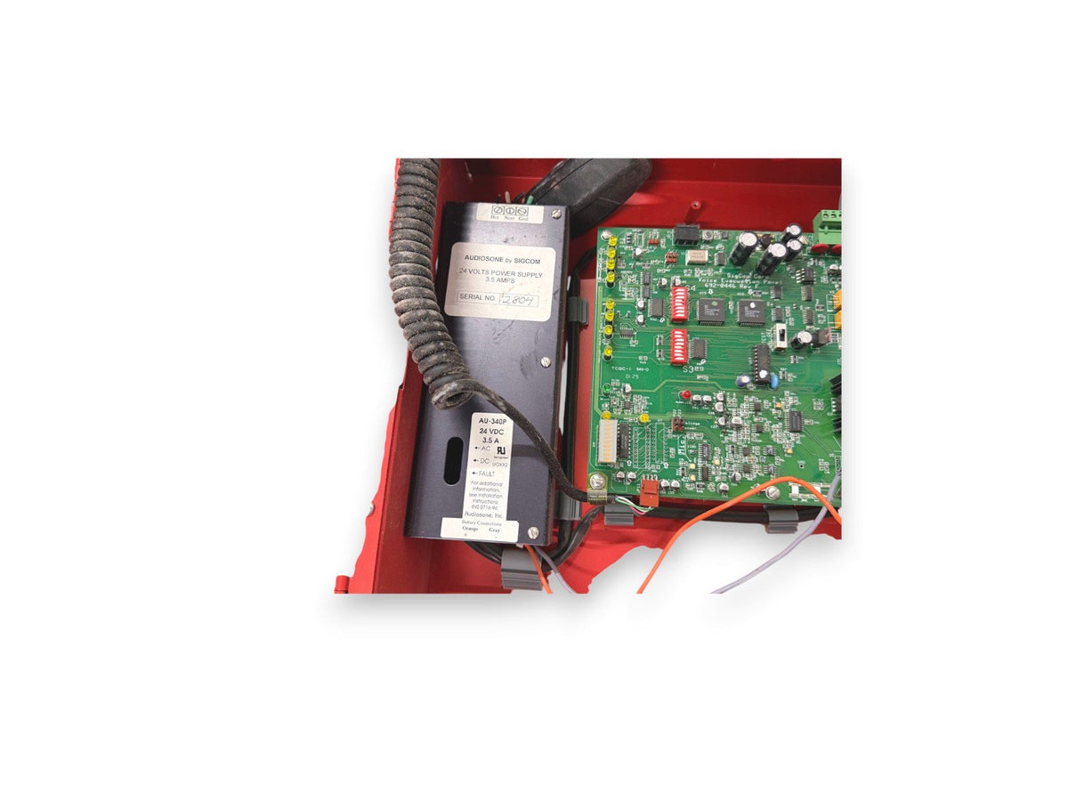SigCom DVS-25 Voice Evacuation Paging System Control Panel