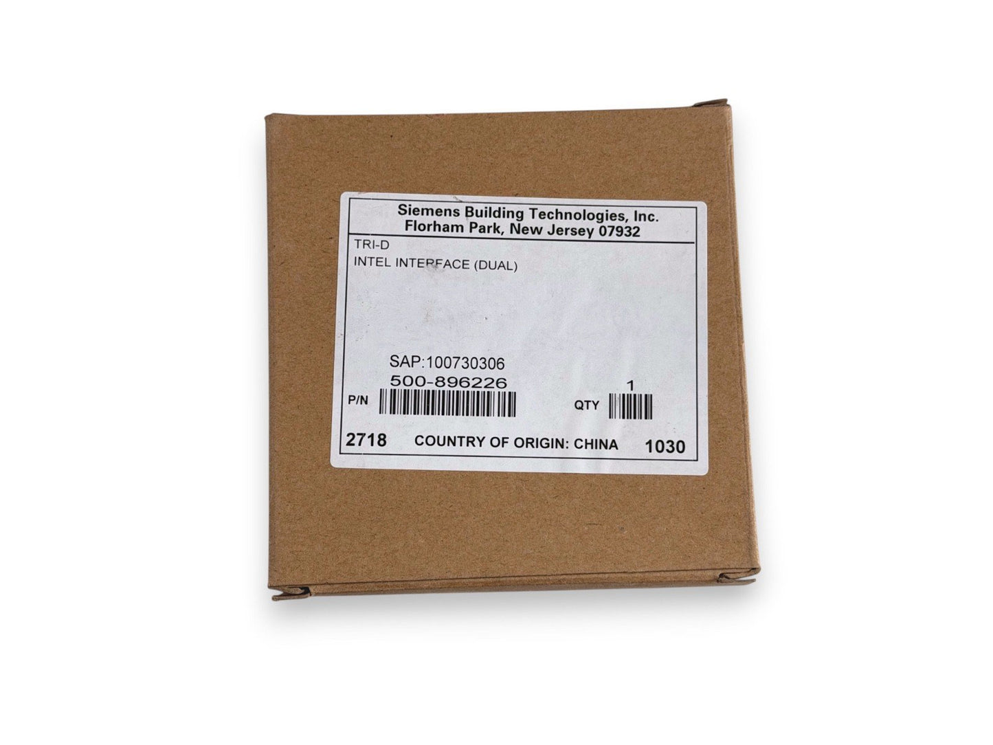 Siemens TRI-D 500-896226 Fire Alarm Dual Input Module (NEW IN BOX)