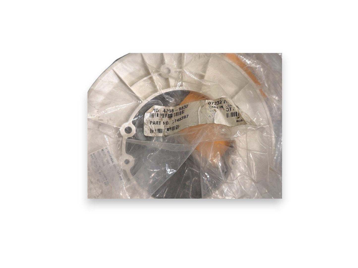 Fire alarm component part #5748397 in plastic wrap, ID 4098-9832, made in USA