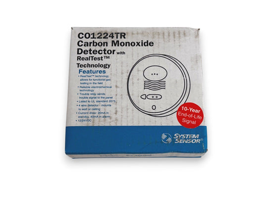 System Sensor CO1224TR Carbon Monoxide CO Detector (NEW IN BOX)