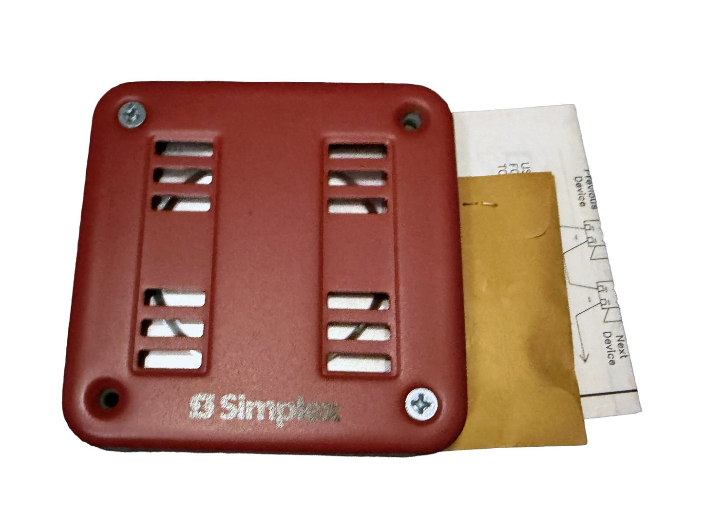 Simplex 2901-9553 Fire Alarm Horn 6 VAC Red (NEW IN BOX)