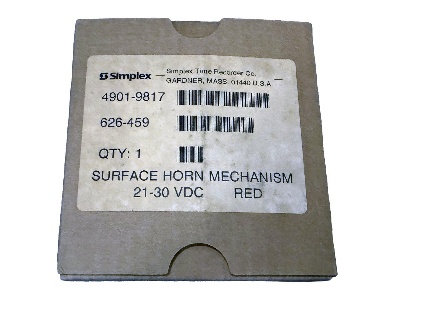 Simplex 4901-9817 Fire Alarm Horn Red (NEW IN BOX)