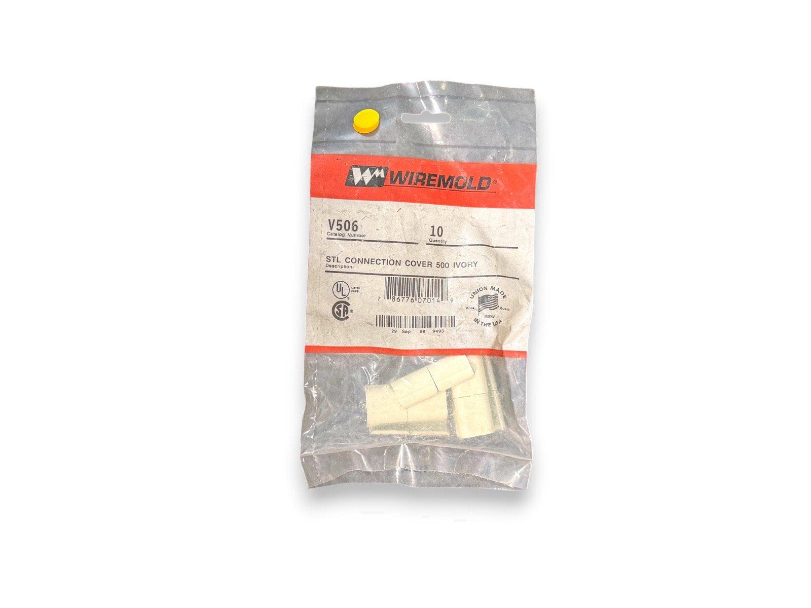 Wiremold V506 STL Connection Cover 500 Ivory, 10-pack fire alarm accessory for electrical enclosures