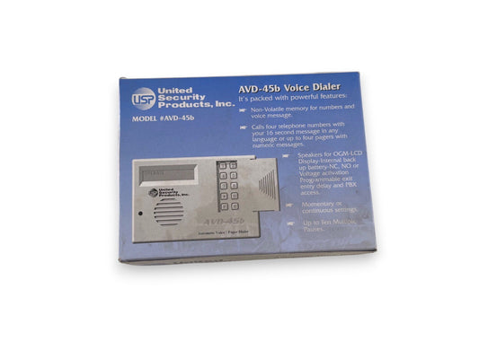 United Security AVD-45C Automatic Voice/Pager Dialer (NEW IN BOX)