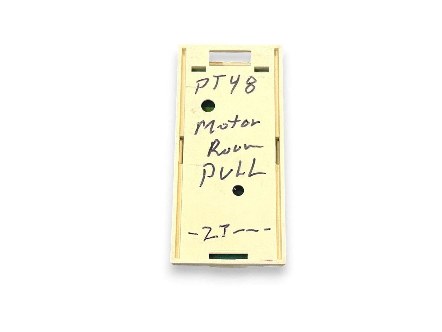 PT48 motor room pull station fire alarm component, used fire safety equipment
