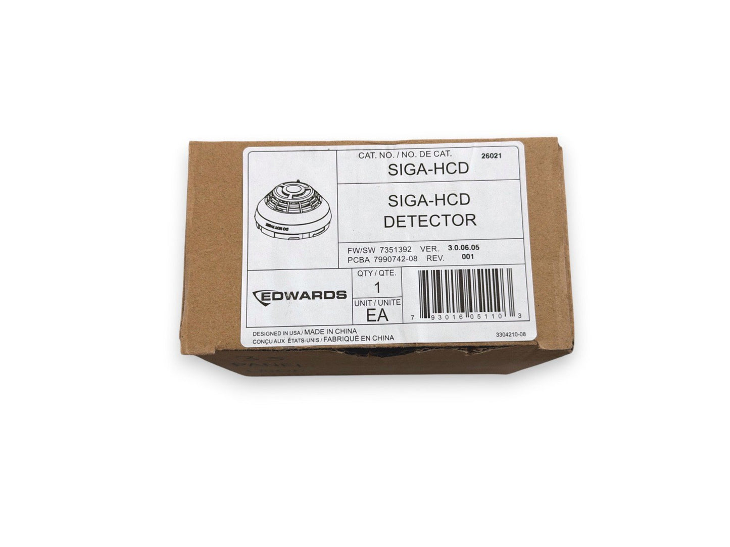 EST Edwards SIGA-HCD Fire Alarm Heat CO Detector (NEW IN BOX)