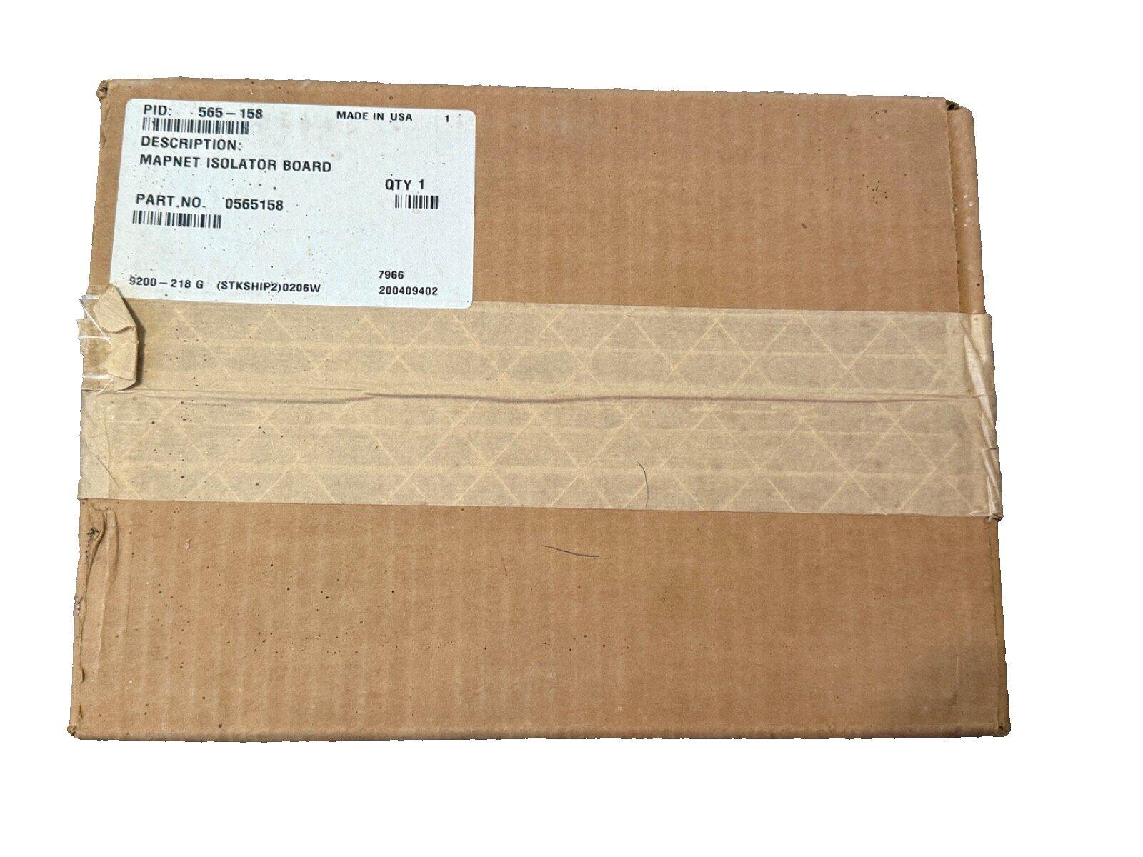 MAPNET Isolator Board fire alarm component in sealed cardboard packaging, part no. 0565158, made in USA