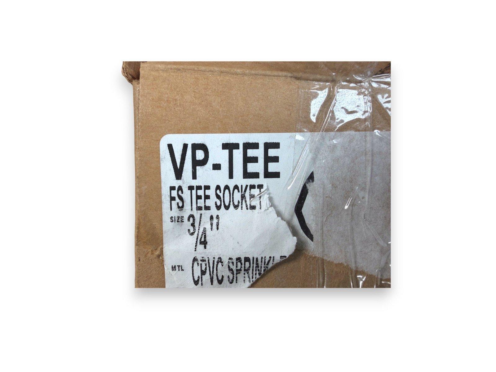 VP-TEE 3/4 inch CPVC sprinkler tee socket for fire alarm systems