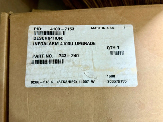 Simplex 4100-7153 4100ES InfoAlarm Command Center Upgrade Kit (NEW IN BOX) Simplex