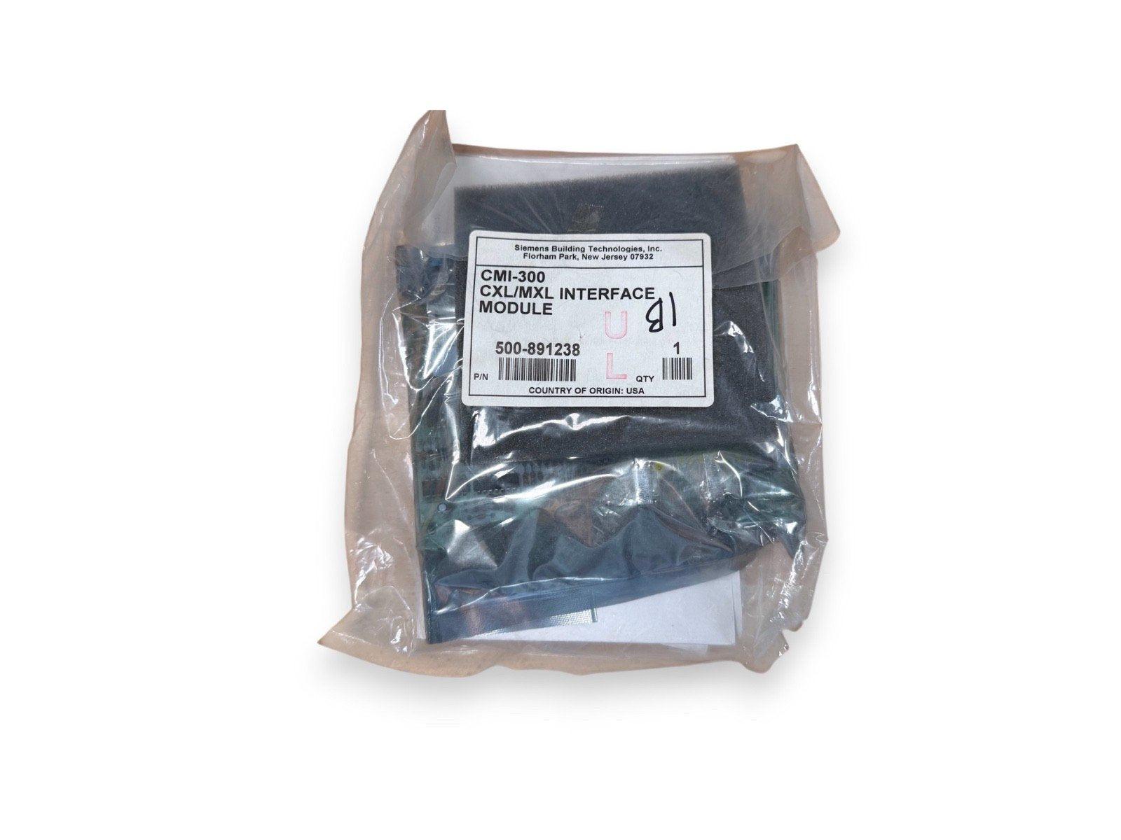 CMI-300 CXL/MXL Interface Module for fire alarm systems, sealed in plastic packaging
