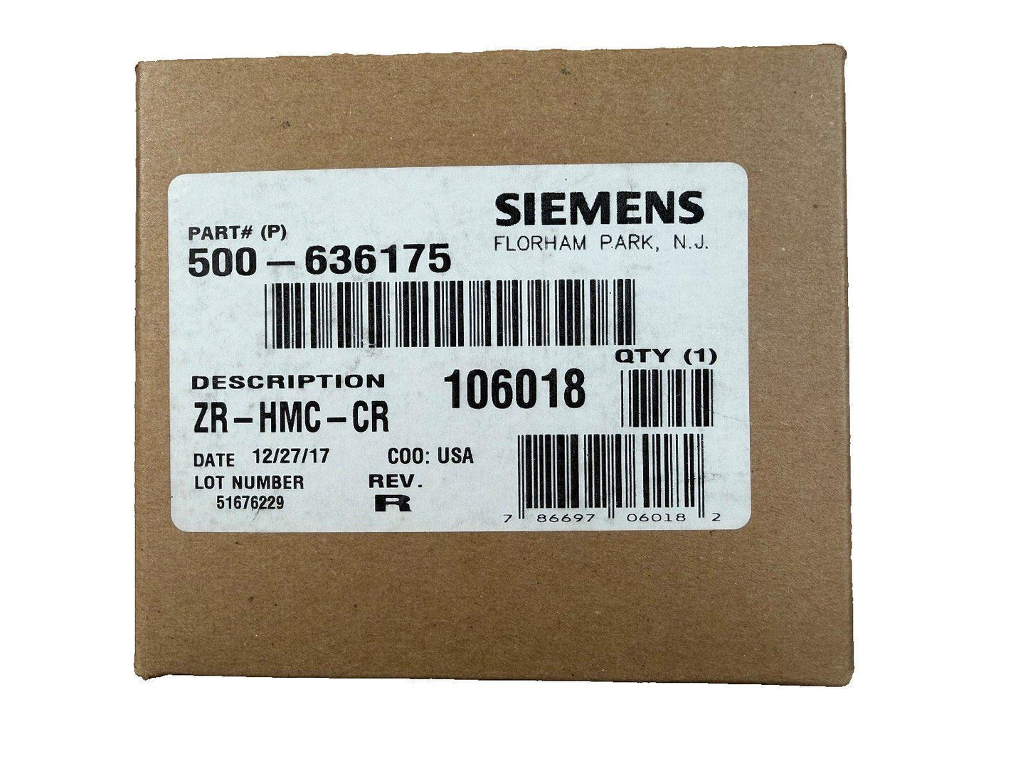 Siemens ZR-HMC-CR 500-636175 Fire Alarm Strobe Ceiling Red (NEW IN BOX)