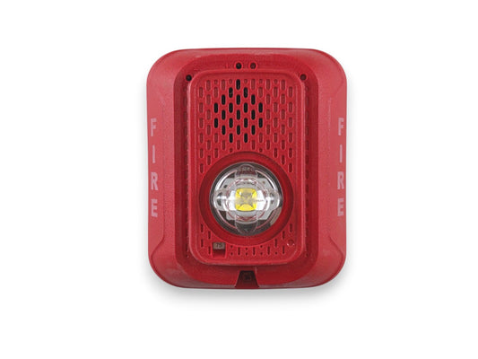 System Sensor P2RLED Fire Alarm Horn Strobe Wall Red