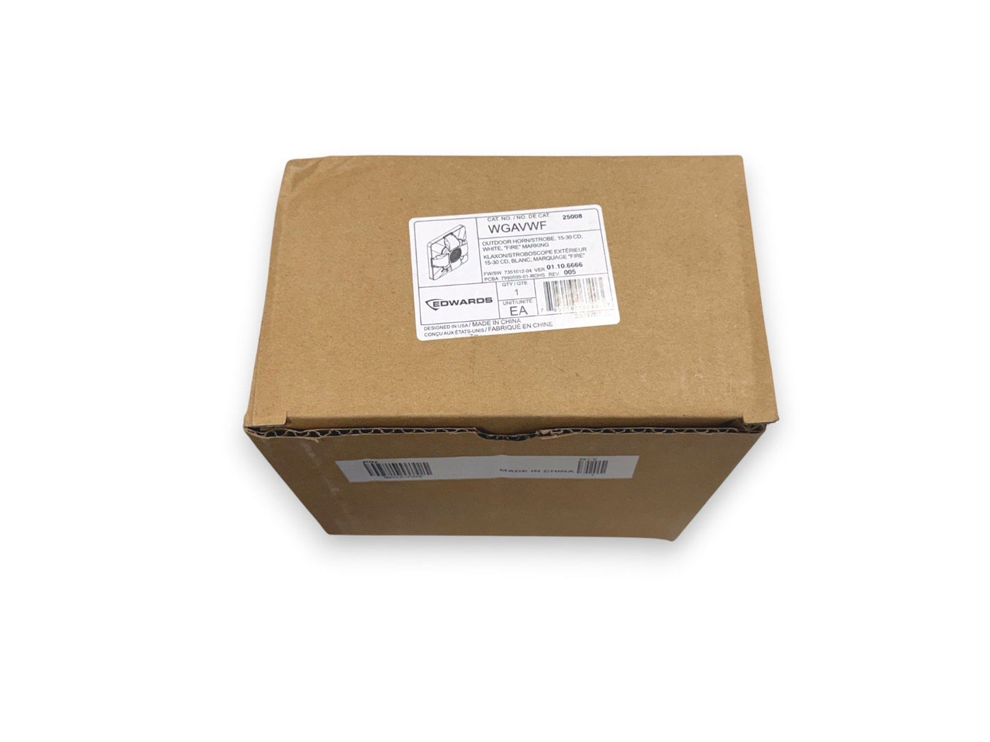 EST Edwards WGAVWF Fire Alarm Outdoor Horn Strobe Ceiling (NEW IN BOX)